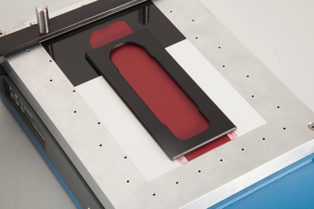 Wet Drawdown Template G for micro-gloss gloss meter