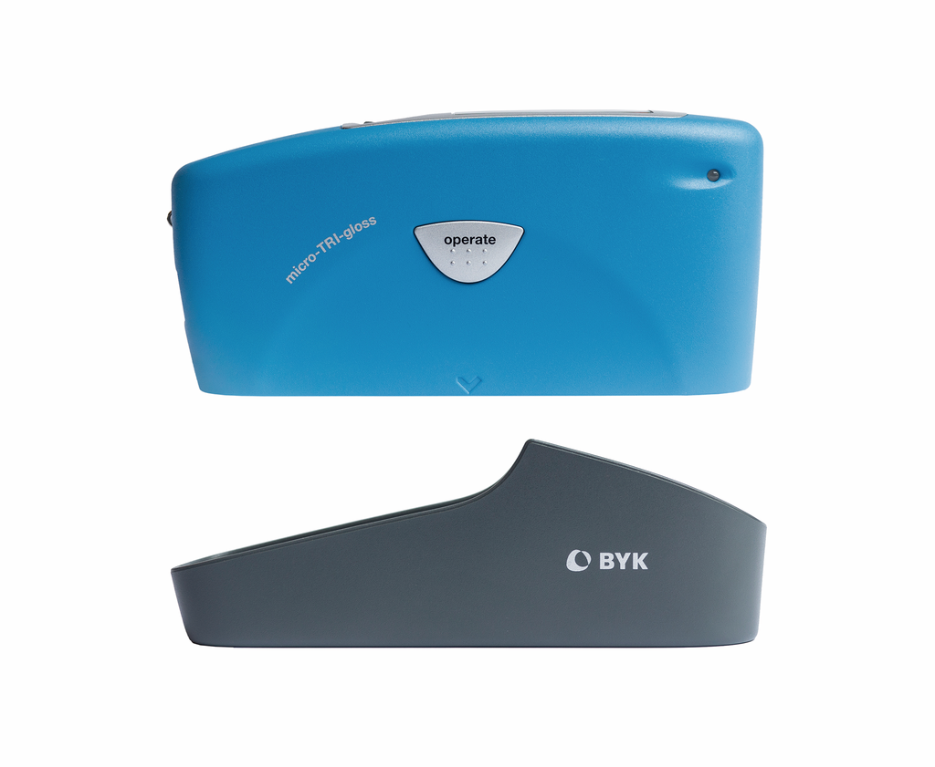 micro-TRI-gloss gloss meter with Calibration Holder