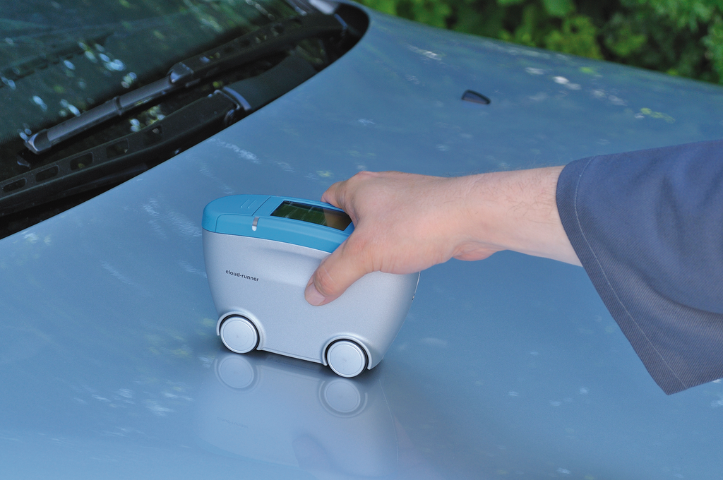 cloud runner - Objective measurement of paint mottling