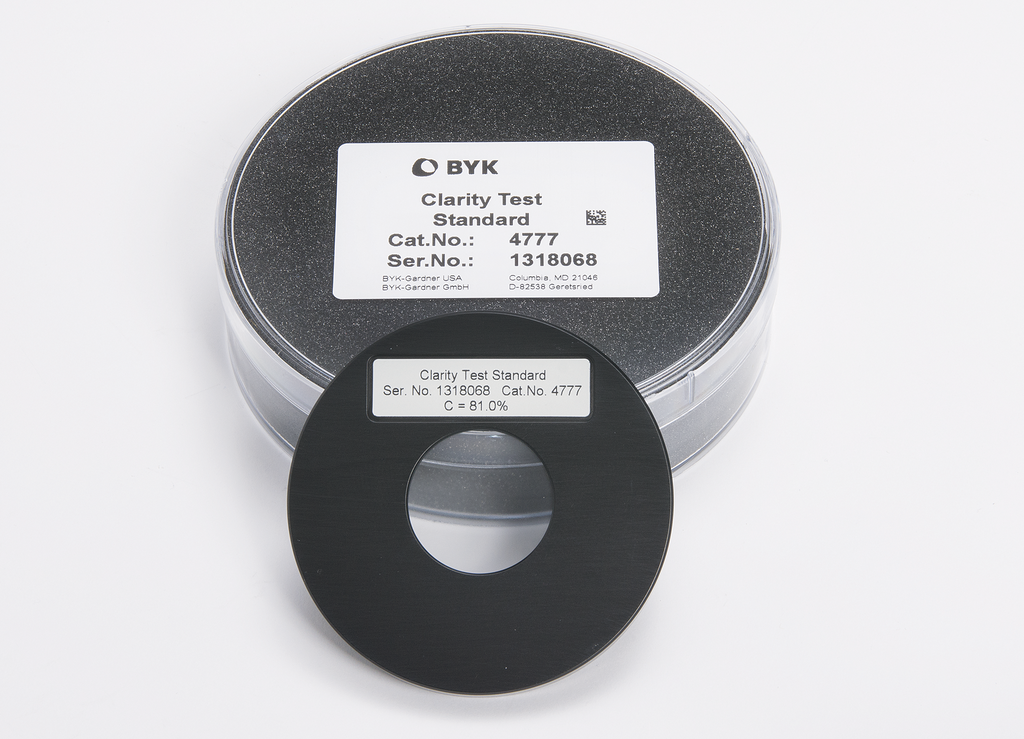 Clarity Reference Standard for haze-gard i clarity meter from BYK-Gardner