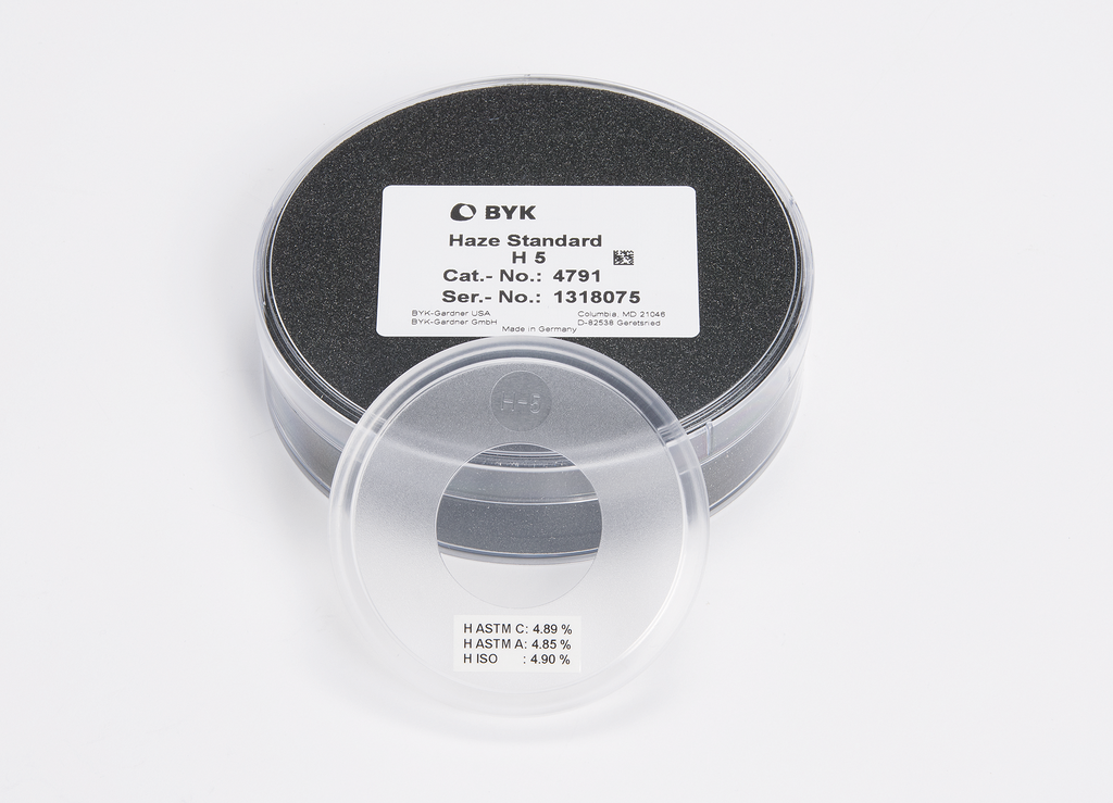Haze Standard 5 for haze-gard i clarity meter from BYK-Gardner