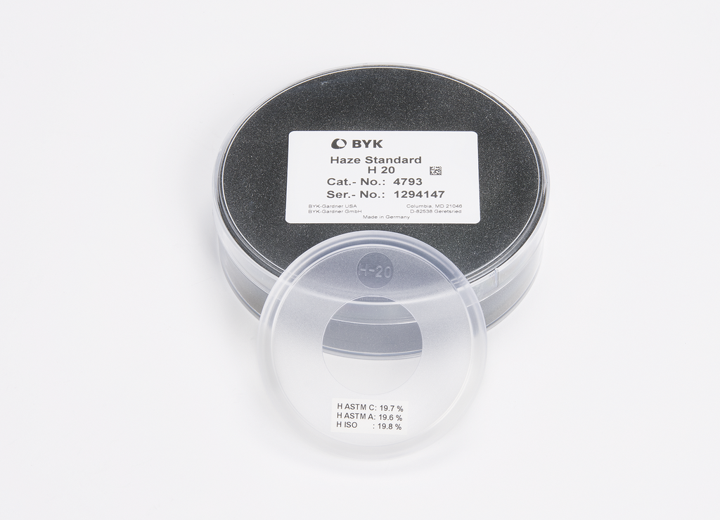 Haze Standard 20 for haze-gard i clarity meter from BYK-Gardner