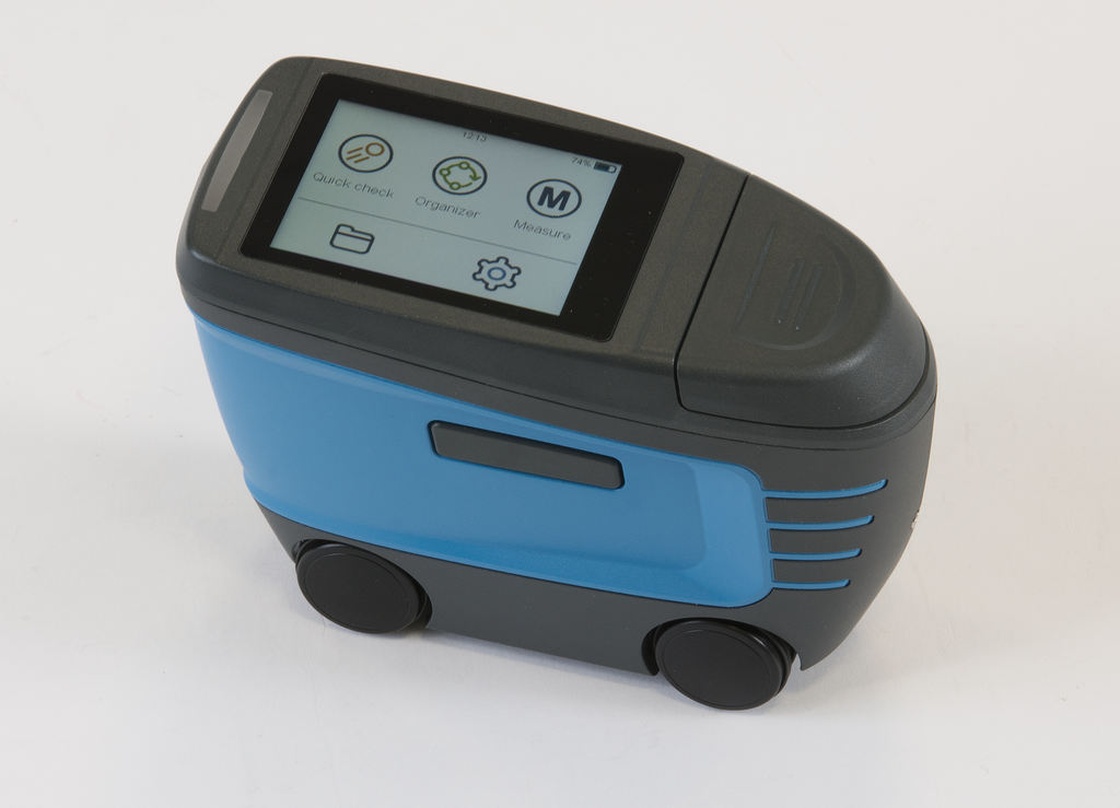 Orange peel meter for high gloss finishes
