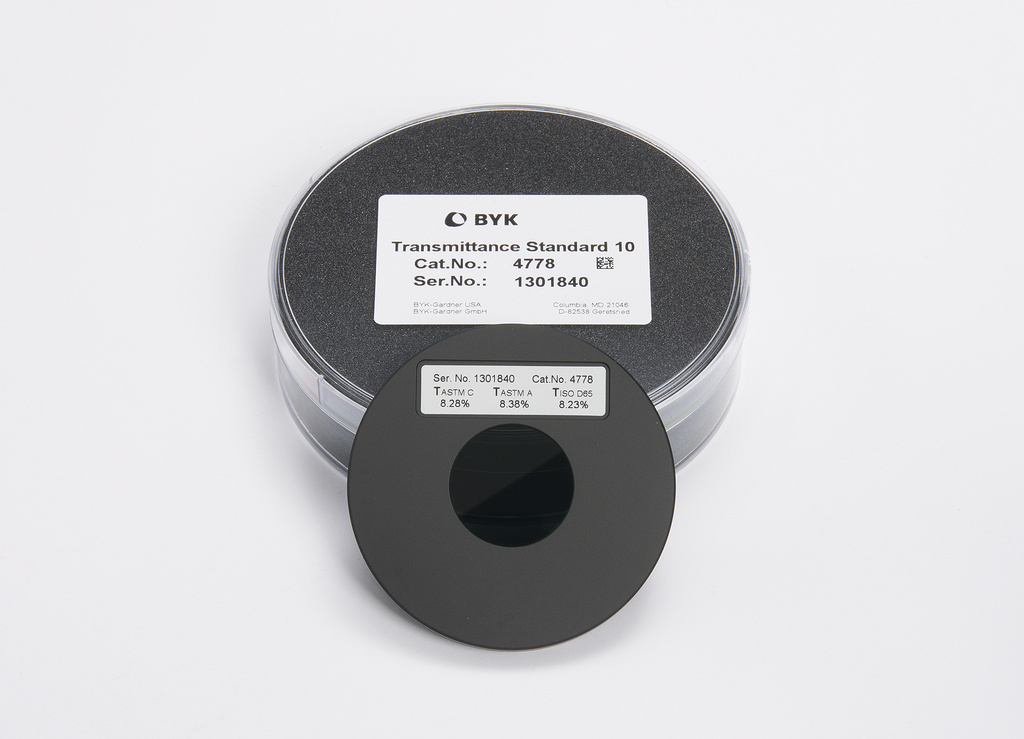 Transmittance Standard 10 for haze-gard i clarity meter from BYK-Gardner