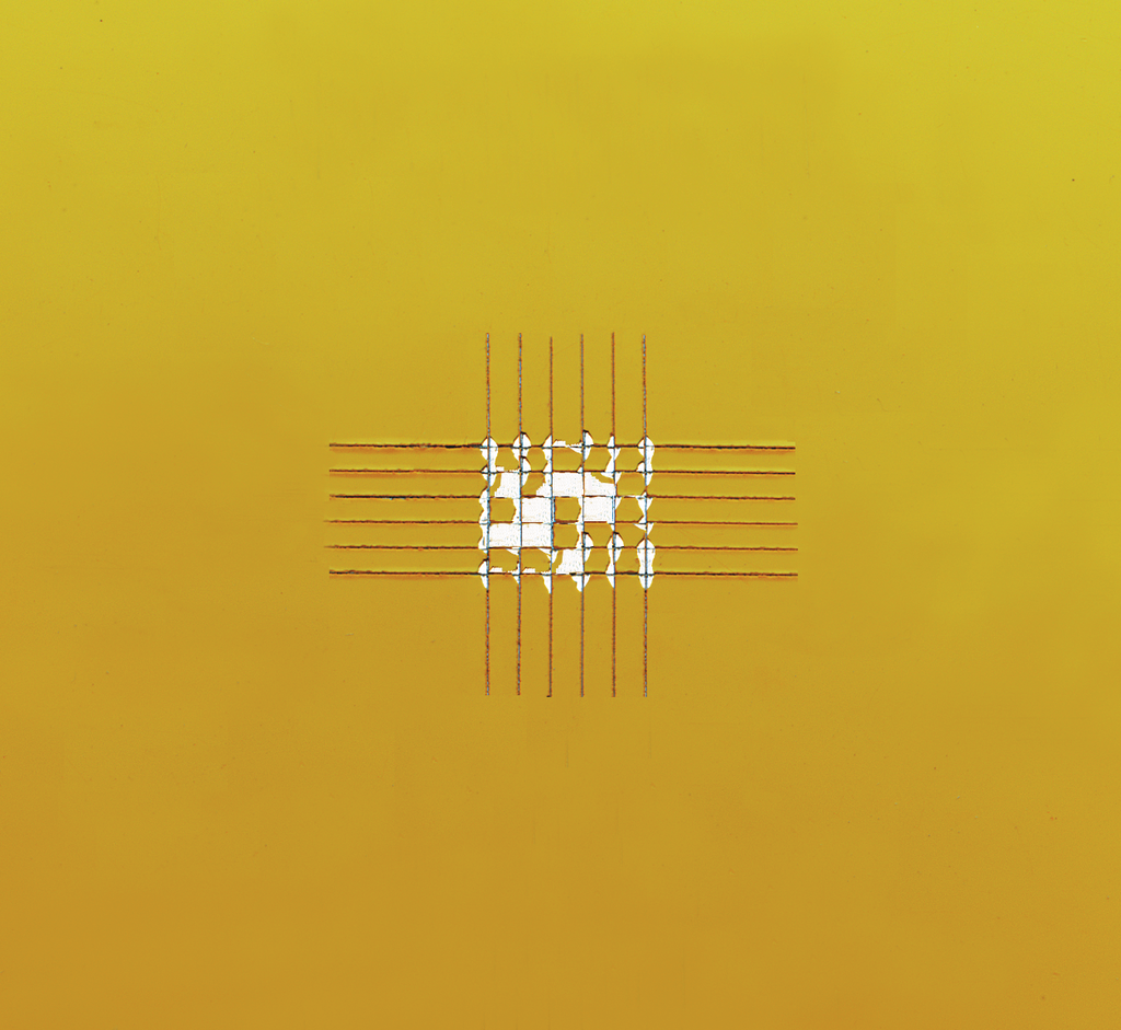 Cross-Cut ISO 4 ASTM 1B Graphic yellow