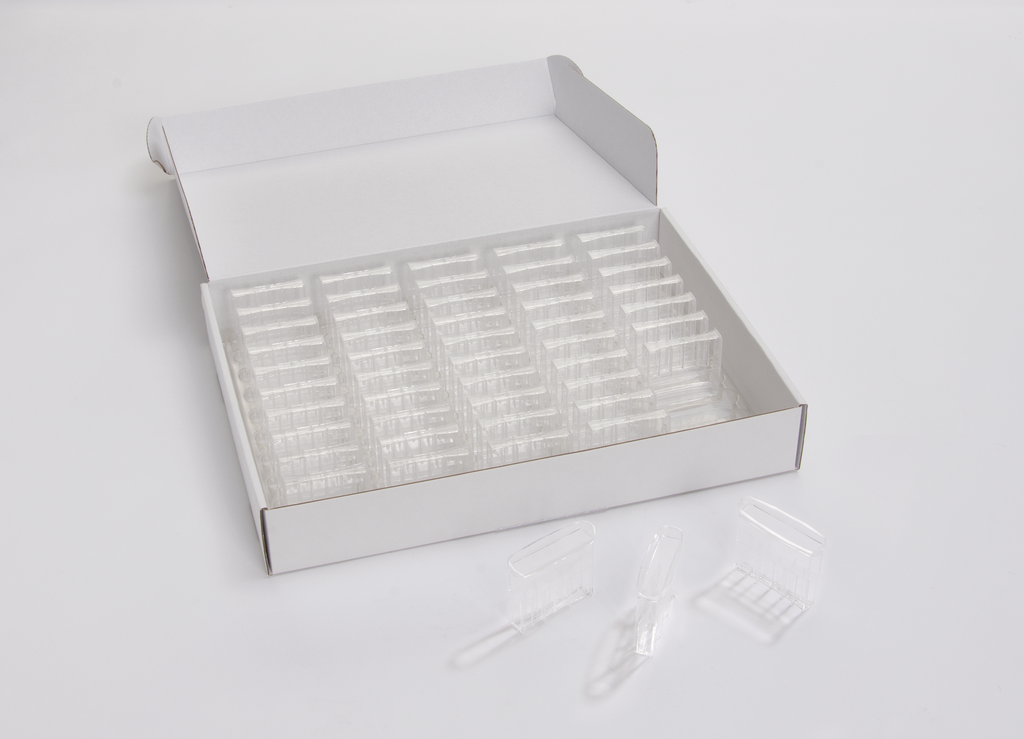 D-Plastic Cuvette, open, 50 pc for Sample Cuvettes