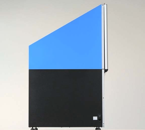Light Booth byko-spectra effect for visual evaluation of effect finishes: side view
