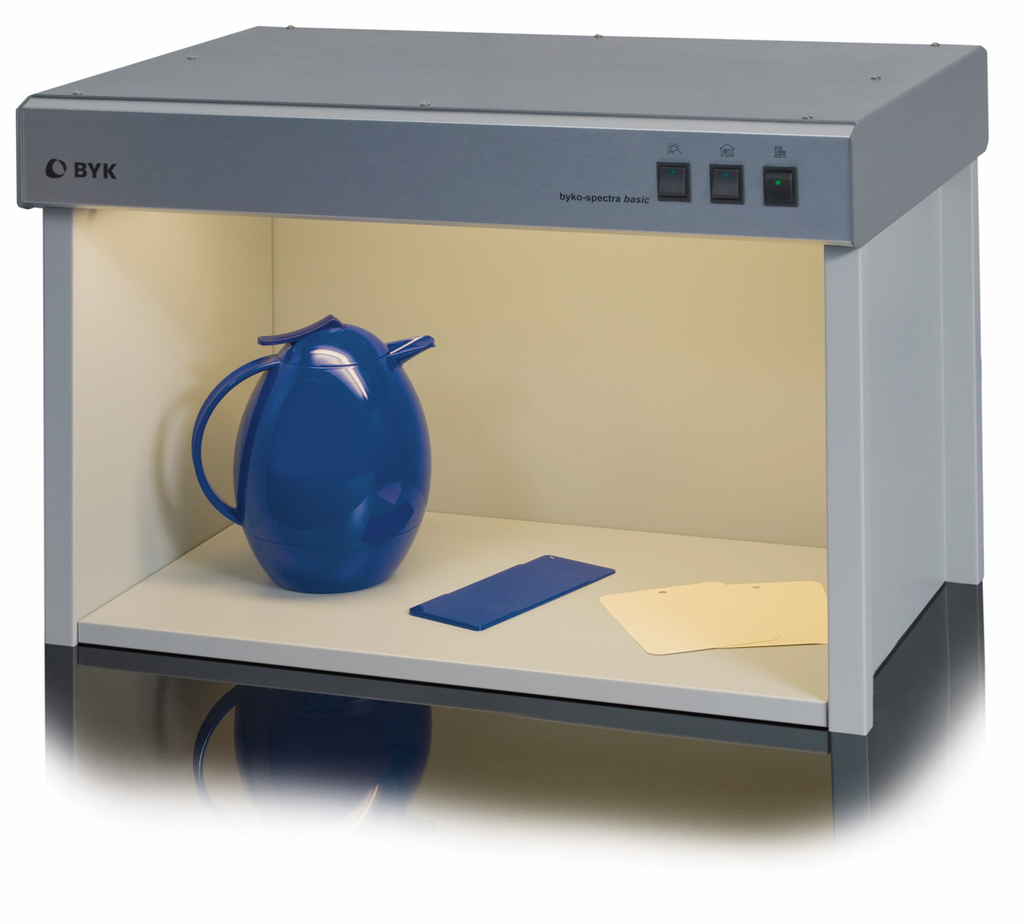 Light Booth byko-spectra basic for visual evaluation of effect finishes