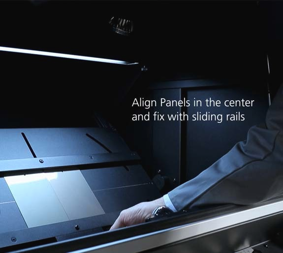 Light Booth byko-spectra effect from BYK-Gardner, Detail: Align Panels