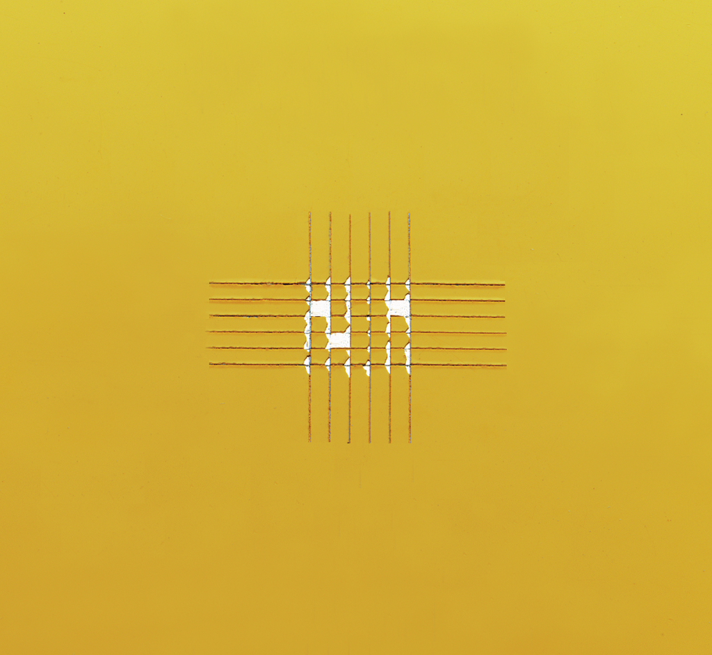 Cross-Cut ISO 3 ASTM 2B Graphic yellow