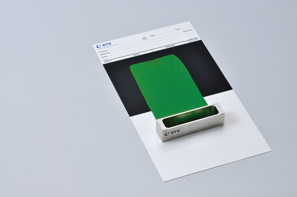 Drawdown Application with Bar Type Applicator on BYK-Gardner Drawdown Card