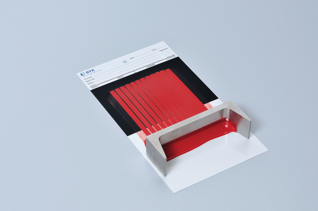 Drawdown Application with Anti-Sag-Meter on BYK-Gardner Drawdown Card