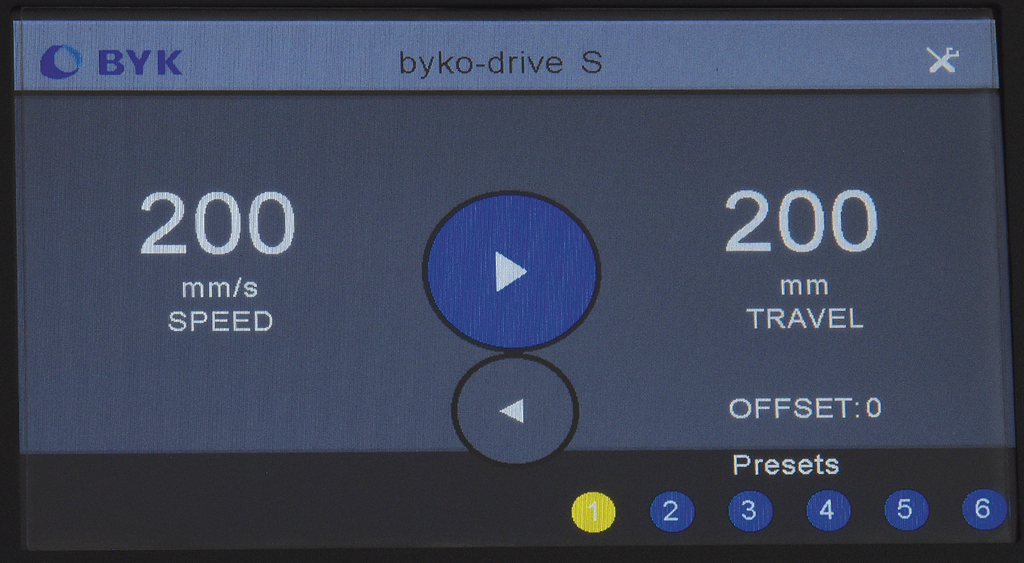 Byko-drive S, G display from BYK-Gardner