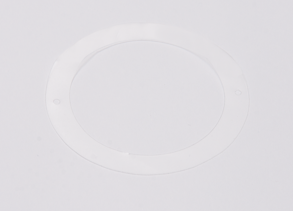 Polyethylene gasket L for permeability from BYK-Gardner