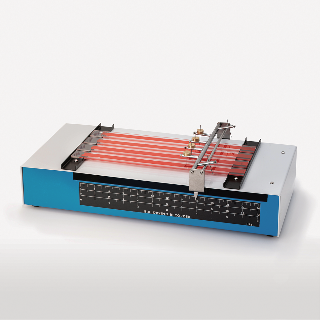 Drying time recorder 230V, paint curing analysis for 6-12-24 hrs from BYK-Gardner