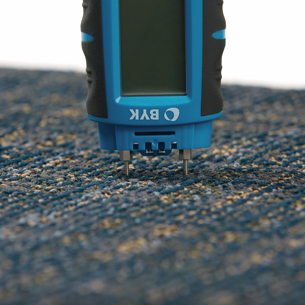 BYK m200 moisture meter on carpet from BYK-Gardner