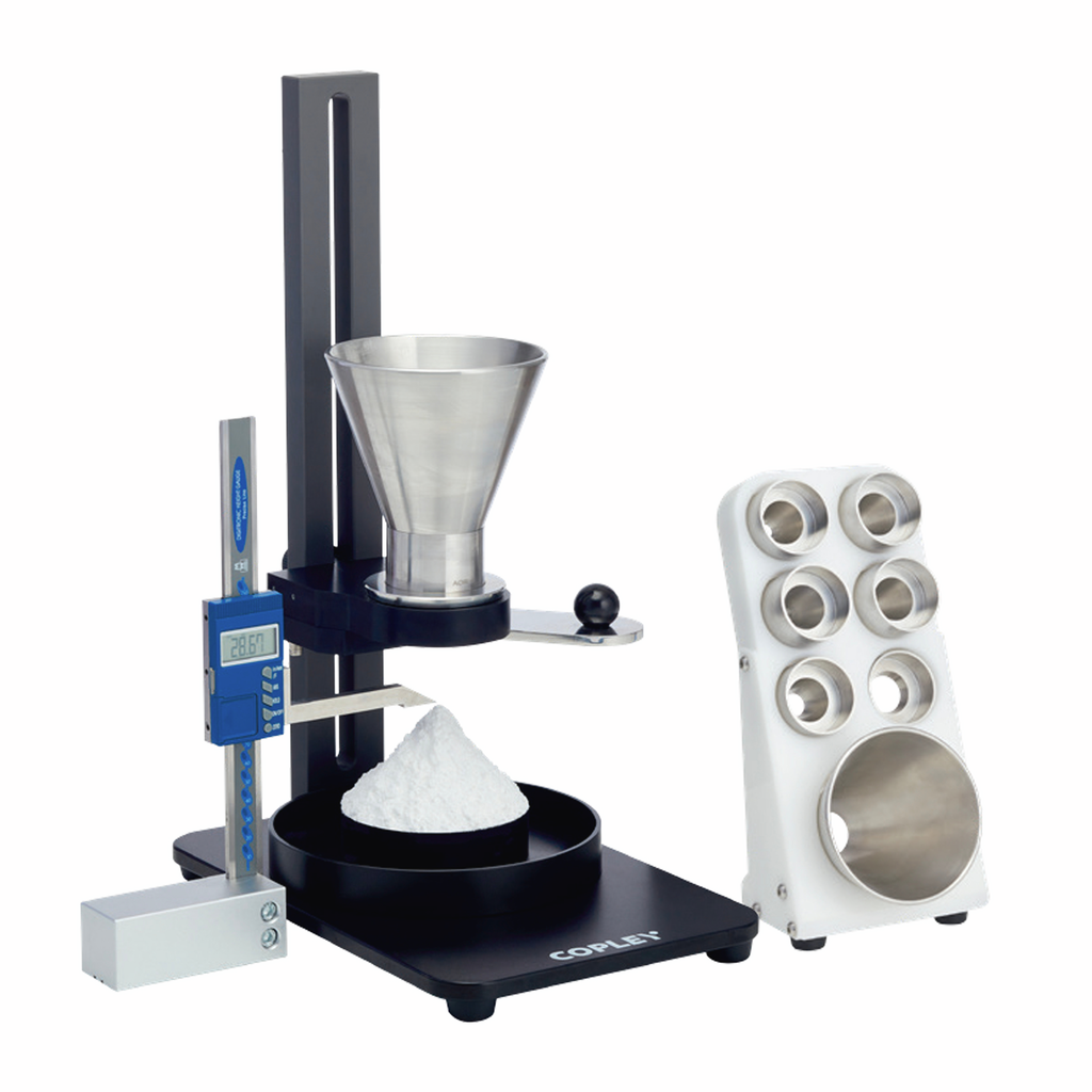Flowability Tester with Angle of Repose and Funnel