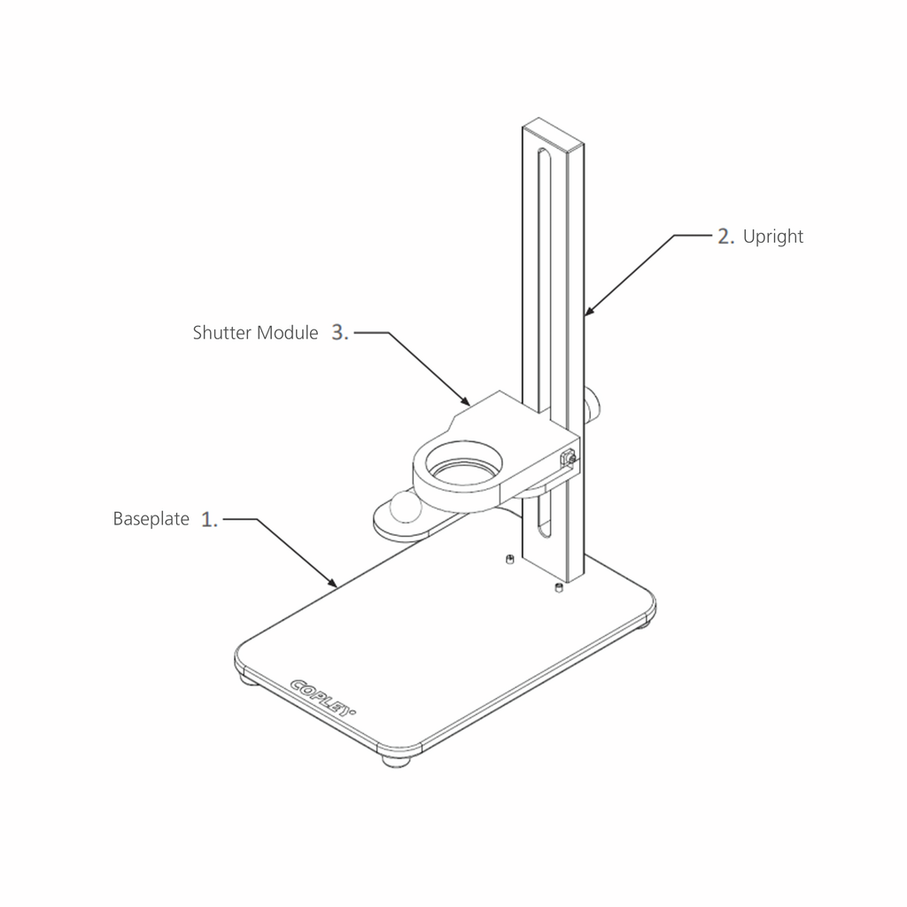 Flowability Tester Powder Testing Workstation PTW Diagram