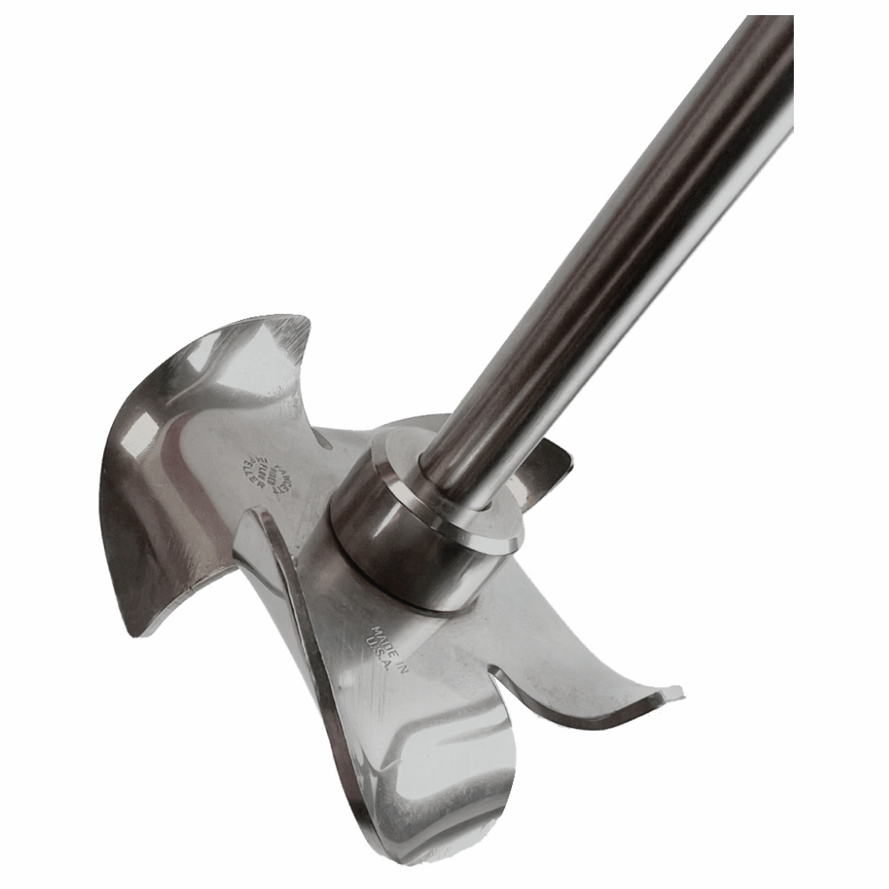 Fawcett Impeller with Shaft Top View