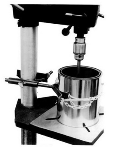 Container Holder for Drill Press