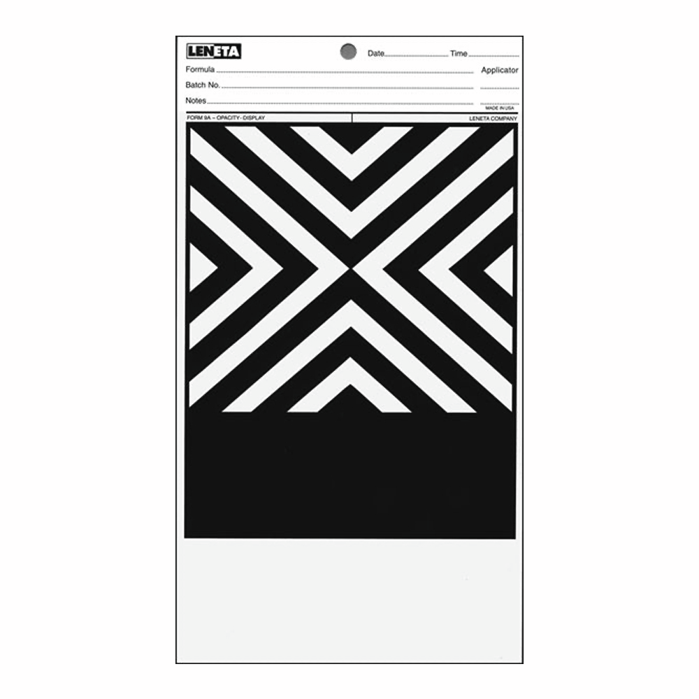 Opacity Paint Chart 9A
