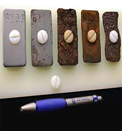 Q Panel Corrosion Coupons Examples