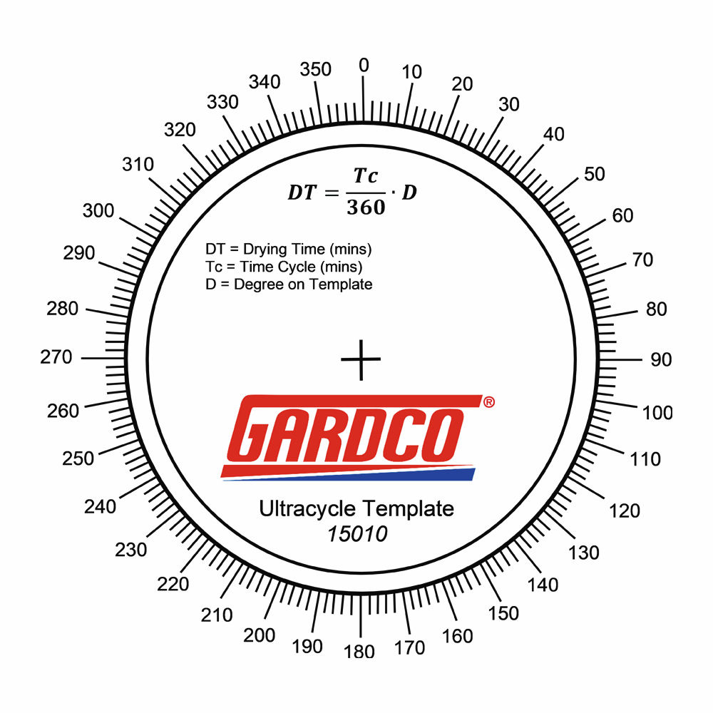 Ultracycle Drying Time Recorder Template