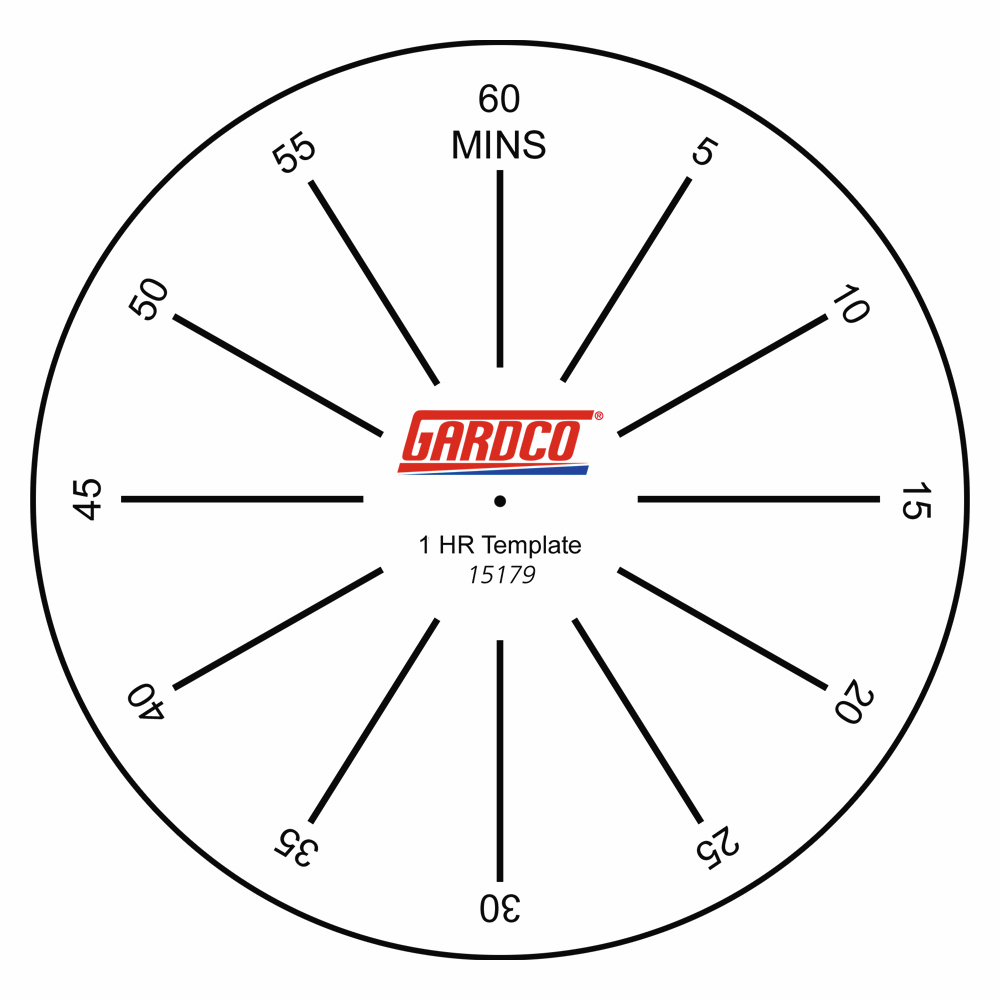 Drying Time Template 1 Hour
