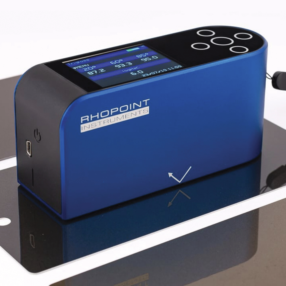 Novo-Gloss Tri Gloss Meter in Use