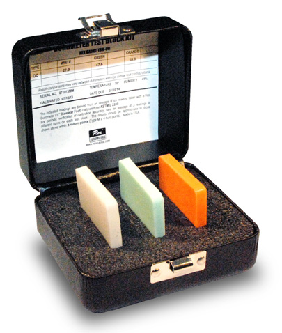 Durometer Test Block Kit TBK-OOO