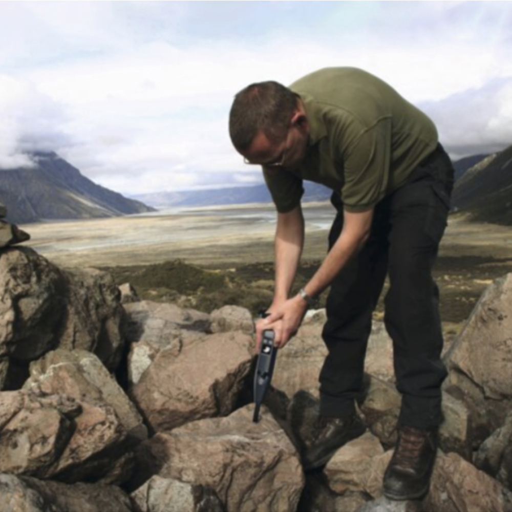 Rock Schmidt Hardness Test Hammer in Use
