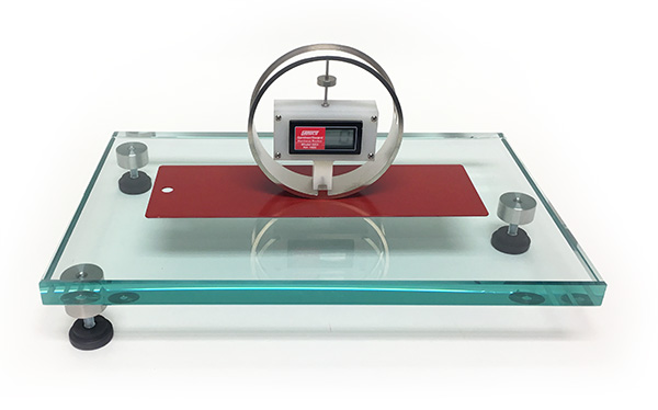 Sward Hardness Rocker on Glass Plate