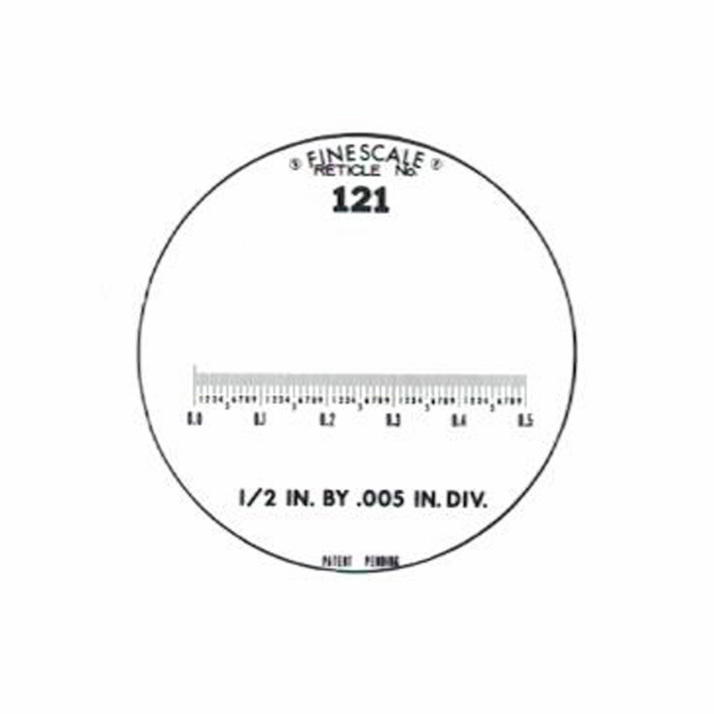 Magnifying Comparator Reticle 121
