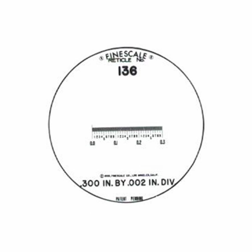 Magnifying Comparator Reticle 136