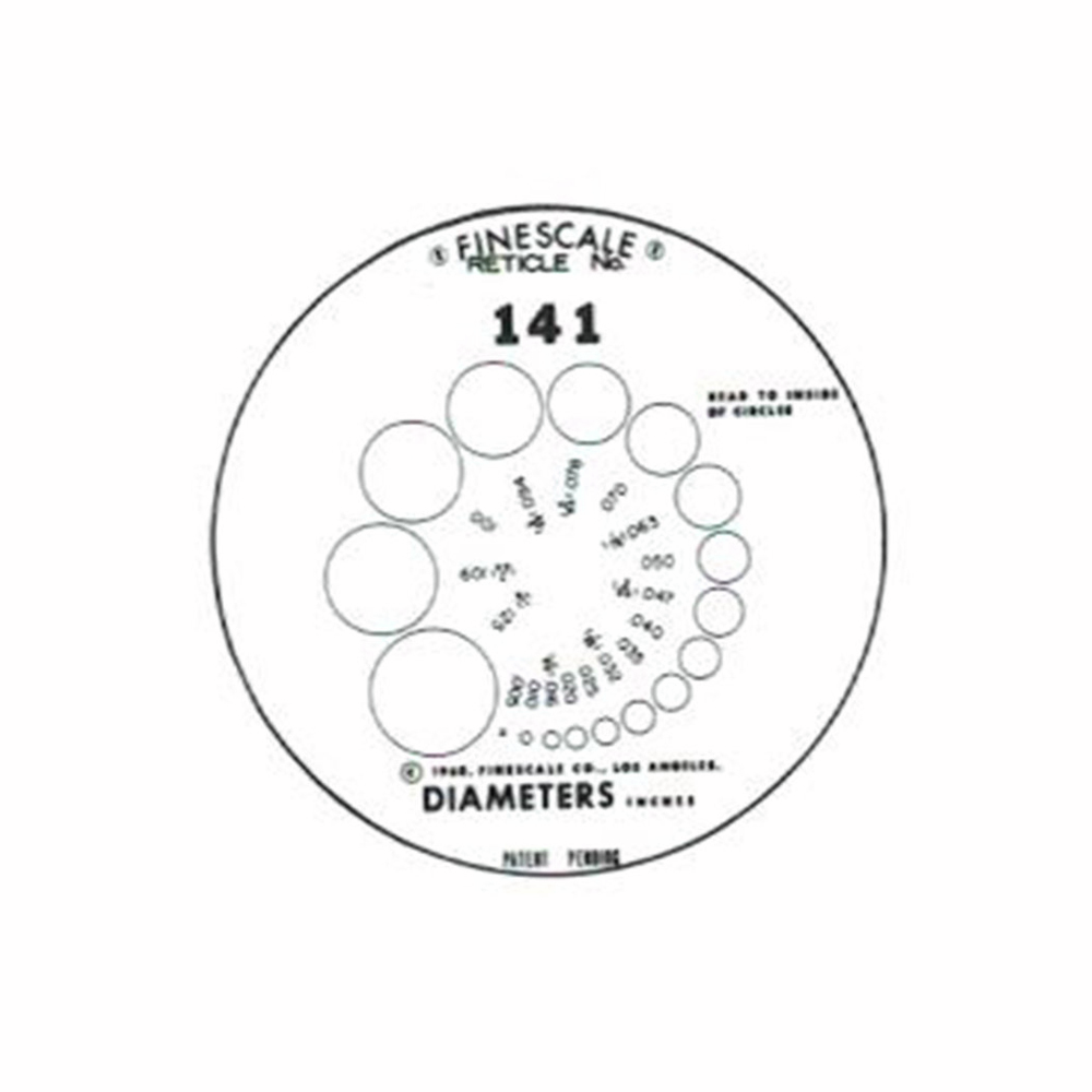 Magnifying Comparator Reticle 141