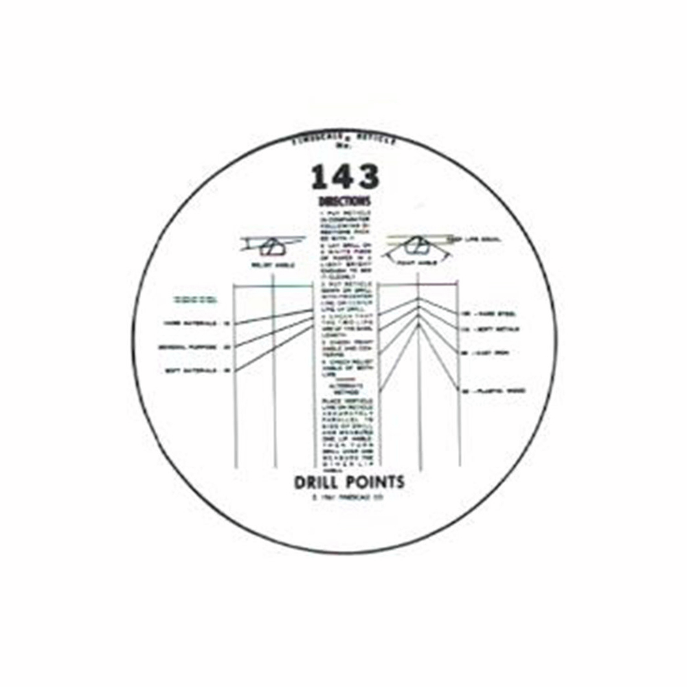Magnifying Comparator Reticle 143