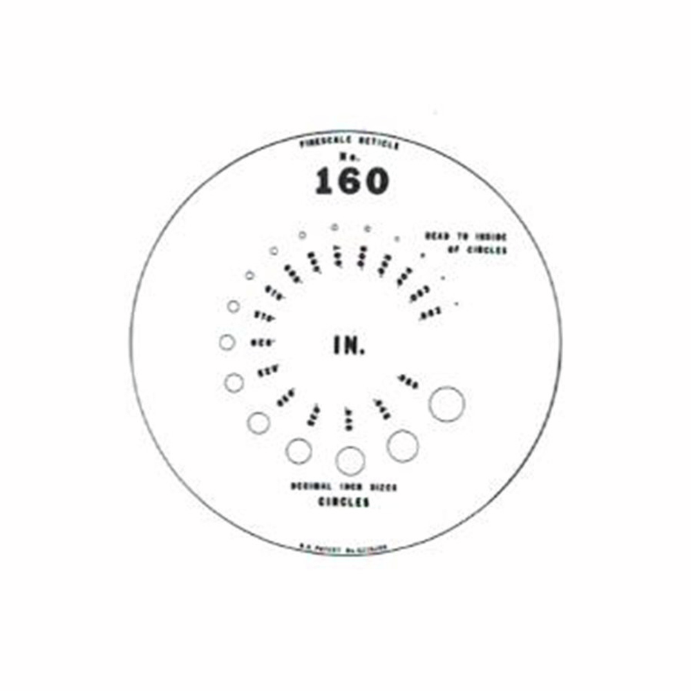 Magnifying Comparator Reticle 160