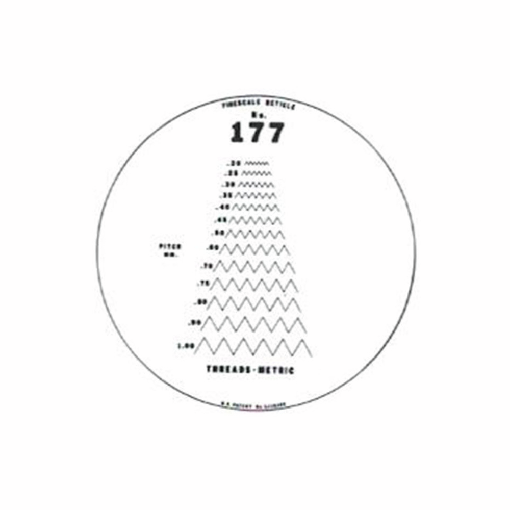 Magnifying Comparator Reticle 177