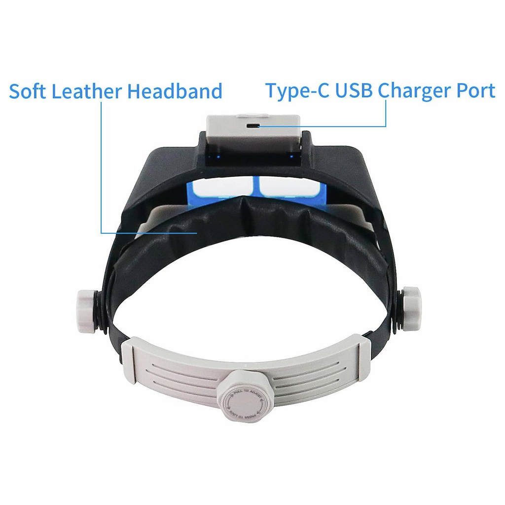 Head Lamp Magnifier Pro Back