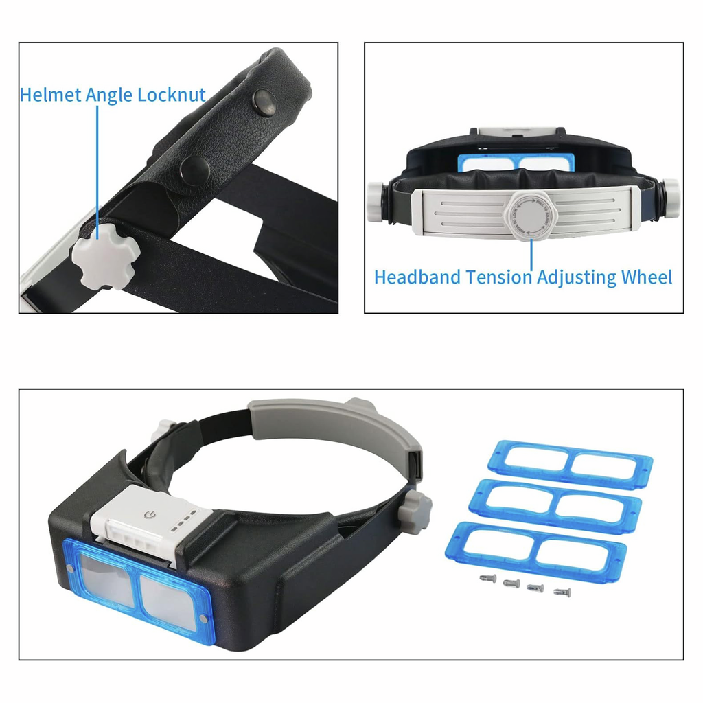 Head Lamp Magnifier Pro Headband Adjustment