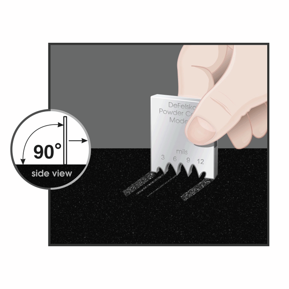 Defelsko Powder Comb Drawing