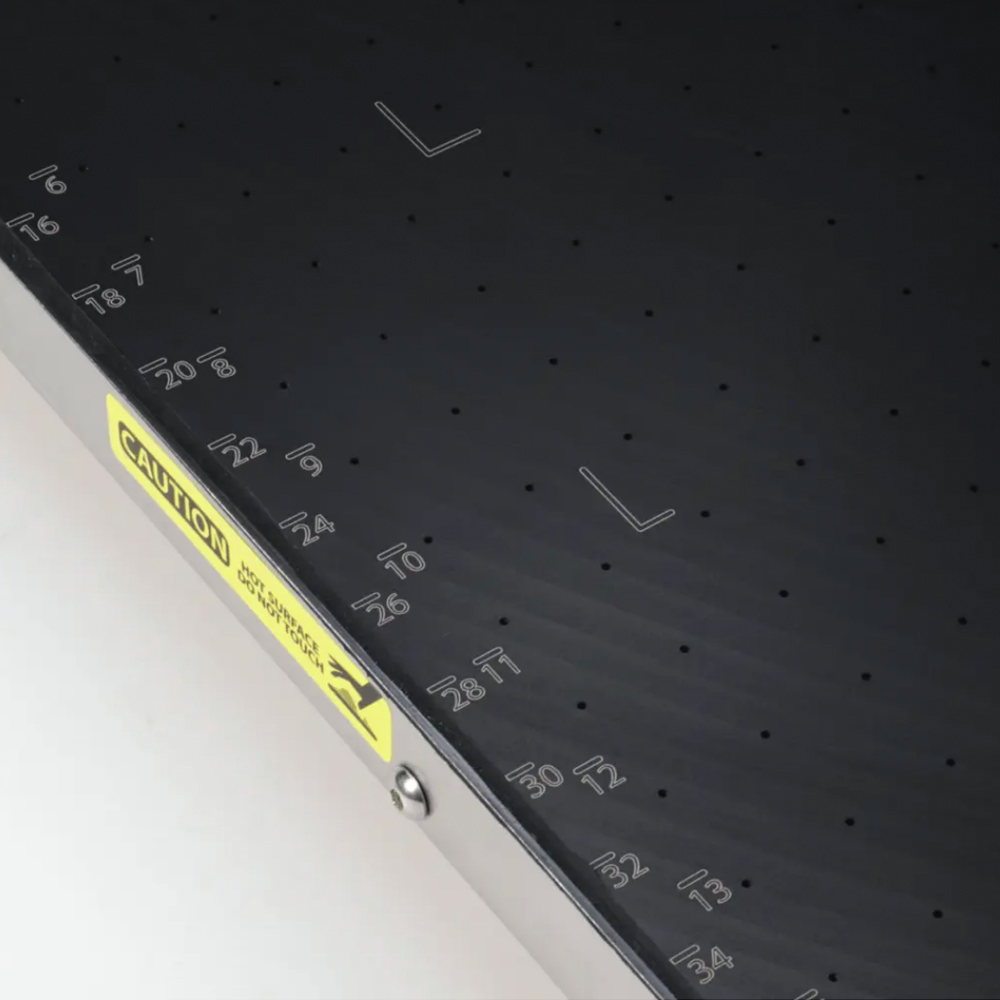 TQC Heated Vacuum Plate Close Up