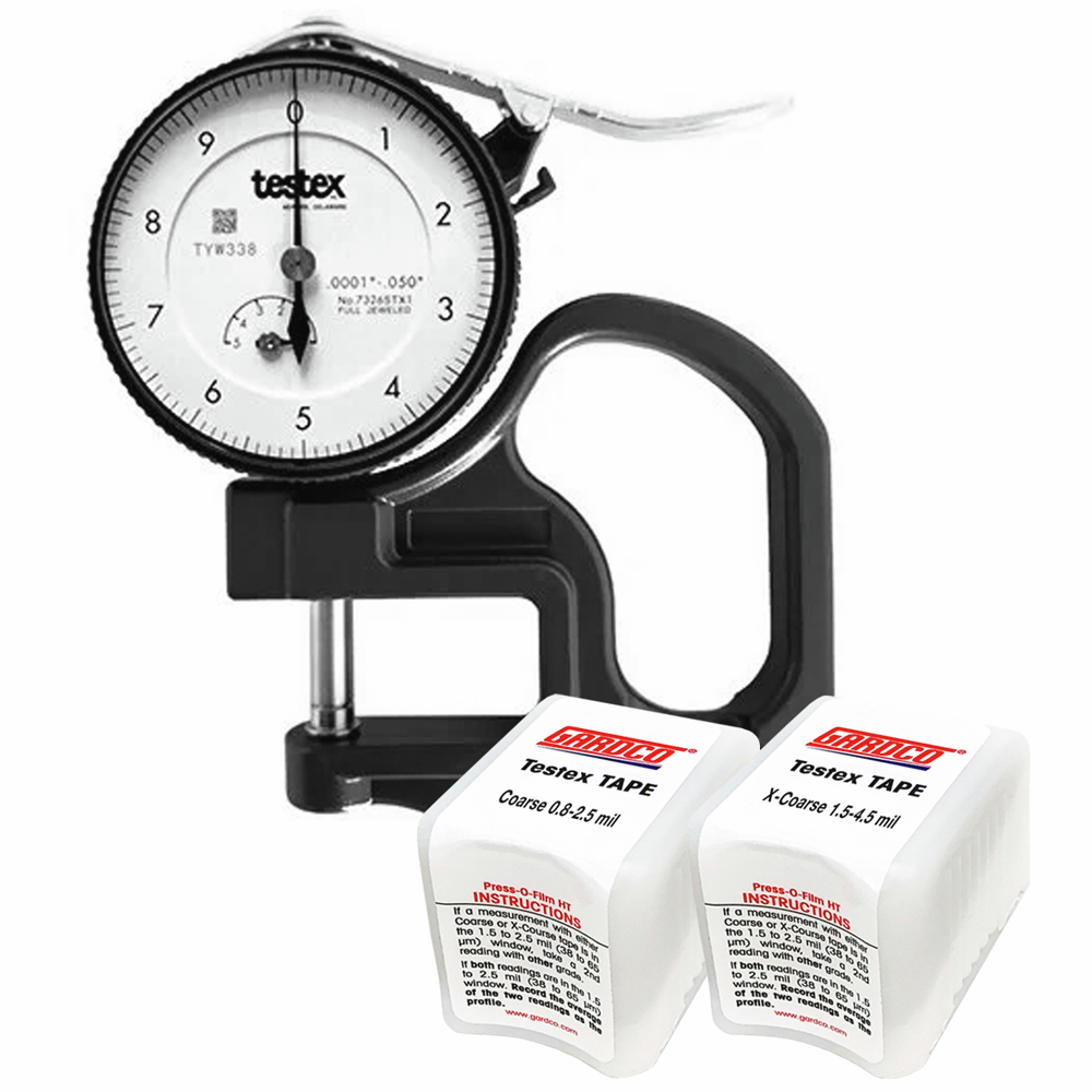 Press O Film Micrometer with Testex Tape