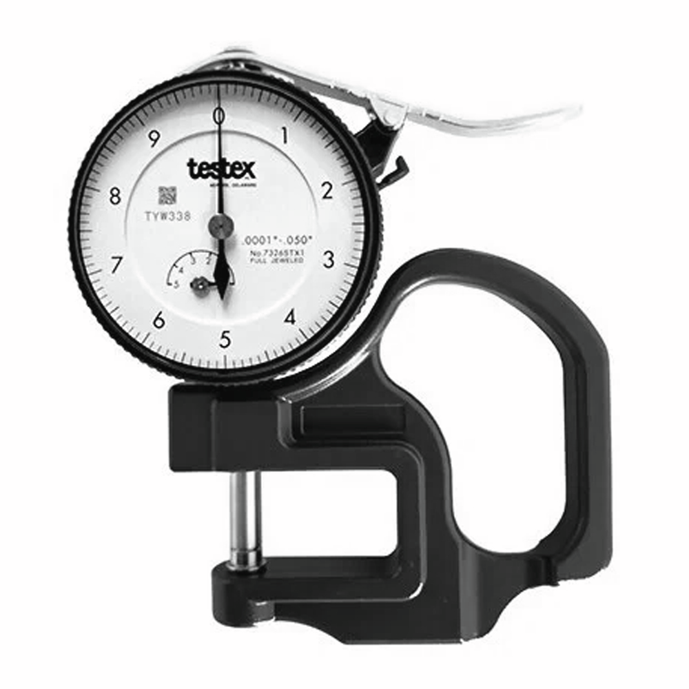 Testex Micrometer Thickness Gauge in Inches