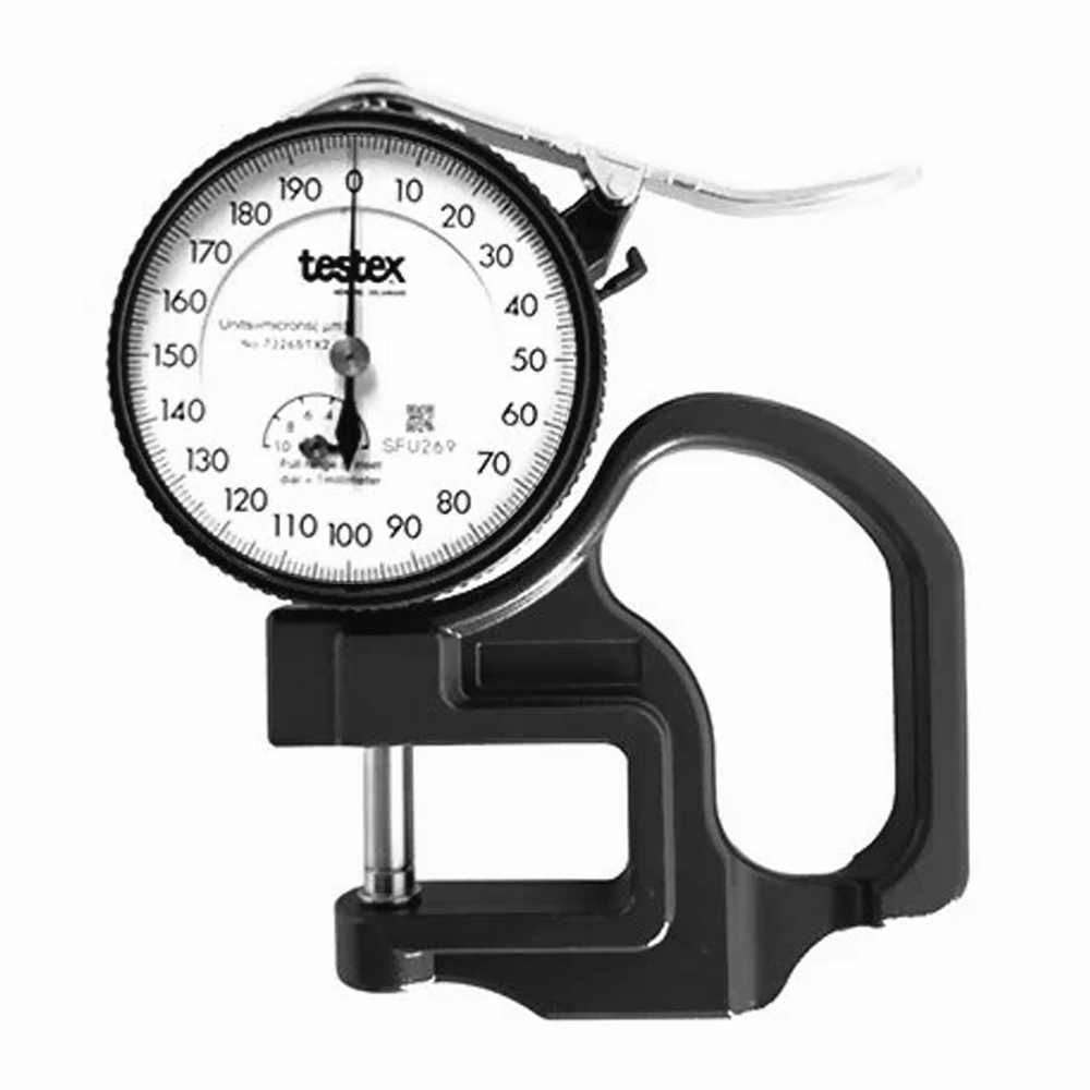 Testex Micrometer Thickness Gauge in Metric Scale