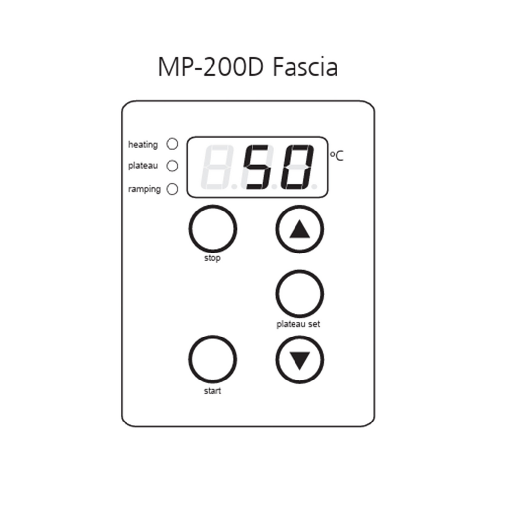 Melting Point MP200D Display