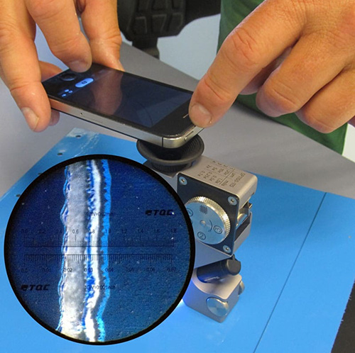 SuperPig Paint Inspection Gauge Example