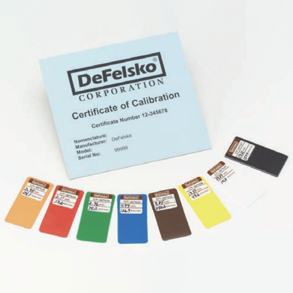 Defelsko Certified Plastic Shims