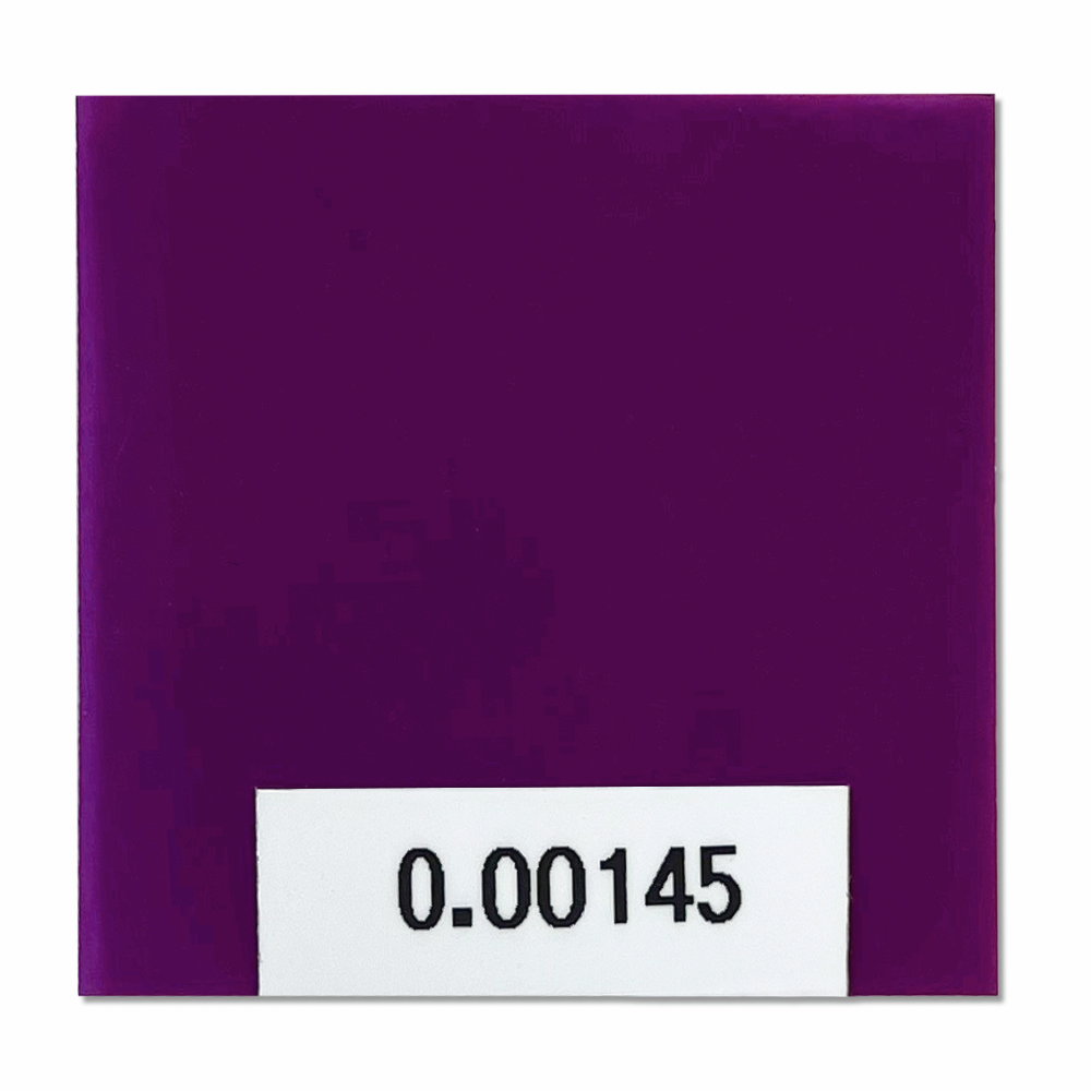 Dry Film Thickness Standard, Precision Purple