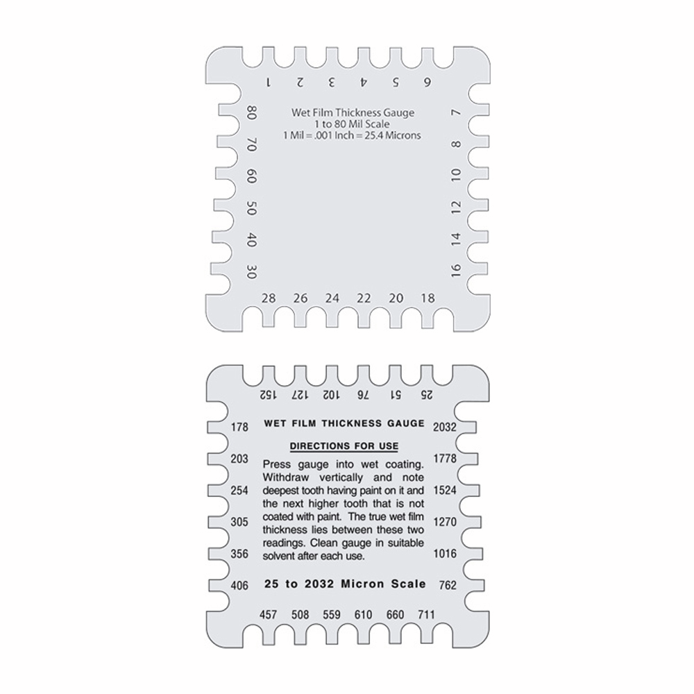 S Gauge Wet Film Thickness Gauge without Logo